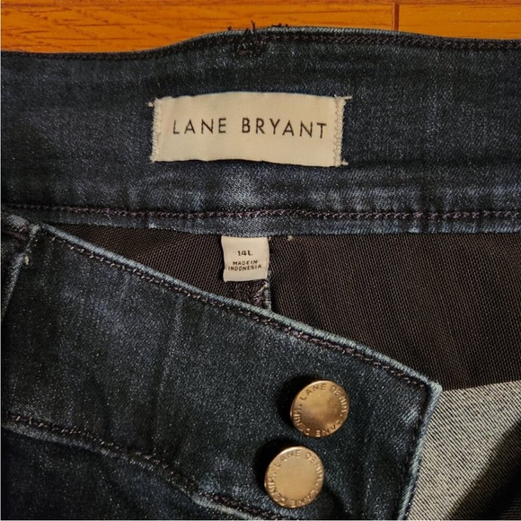 Lane Bryant High Rise Straight Jeans Size 14L - Picture 13 of 15